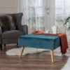 Omry New Velvet Ottoman - Dark Teal - Christopher Knight Home -Home Furn Store GUEST 019dcb78 f7e8 4d00 8ebd 2a2cb48675c2