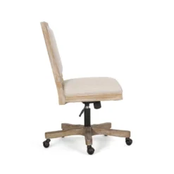 Sandine Rustic Upholstered Swivel Office Chair - Christopher Knight Home -Home Furn Store GUEST 027e7462 f05e 4fff be12 01426cf7a751