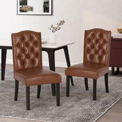 2pk Harriet Contemporary Tufted Dining Chairs - Christopher Knight Home 2pk Harriet Contemporary Tufted Dining Chairs - Christopher Knight Home -Home Furn Store GUEST 02a54202 b261 4069 af0d f3ccf309676e