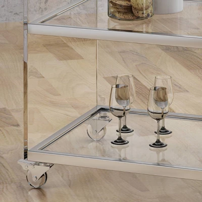 Yves Acrylic Bar Trolley Clear - Christopher Knight Home Yves Acrylic Bar Trolley Clear - Christopher Knight Home -Home Furn Store GUEST 0325c730 a859 45db 86b5 e7aa77097515