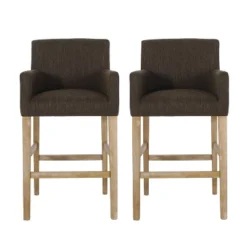 Set Of 2 30.5" Armga Contemporary Fabric Upholstered Wood Counter Height Barstools - Christopher Knight Home 11 Set Of 2 30.5" Armga Contemporary Fabric Upholstered Wood Counter Height Barstools - Christopher Knight Home -Home Furn Store GUEST 0394d893 ad63 4d60 a0c2 7d378c4ebb59