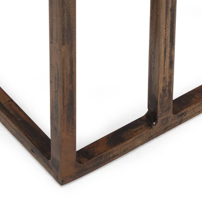 Zeyer Boho Glam Handcrafted Marble Top C-Shaped Side Table with Magazine Rack Natural White/Antique Brass - Christopher Knight Home Zeyer Boho Glam Handcrafted Marble Top C-Shaped Side Table With Magazine Rack Natural White/Antique Brass - Christopher Knight Home -Home Furn Store GUEST 0aba9516 a835 453c 9ab6 d76ebdc3d66b