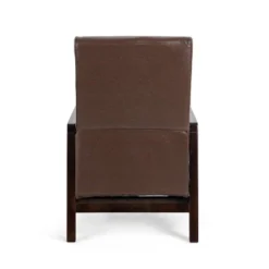 Fernhill Mid Century Modern Faux Leather Upholstered Pushback Recliner Dark Brown/Dark Espresso - Christopher Knight Home -Home Furn Store GUEST 0ad6f170 3ca5 49c3 84ec 56694211fd13