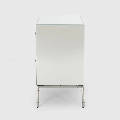 Crowley Modern Mirrored Cabinet Silver - Christopher Knight Home Crowley Modern Mirrored Cabinet Silver - Christopher Knight Home -Home Furn Store GUEST 0adf0c90 8a6a 441a b4a8 d0c6462a9a7a