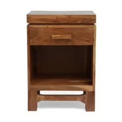 Set Of 2 Wadley Boho Handcrafted Acacia Wood Nightstands Natural - Christopher Knight Home -Home Furn Store GUEST 0b37f8be c132 44ad ae84 c5e3e774cafd