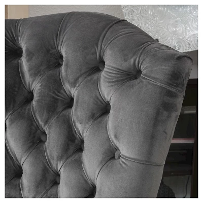 Set of 2 Moira New Velvet Dining Chair Charcoal - Christopher Knight Home Set Of 2 Moira New Velvet Dining Chair Charcoal - Christopher Knight Home -Home Furn Store GUEST 0bdb4fc3 5720 4a0b 884c 6ee9d4c4a0c2