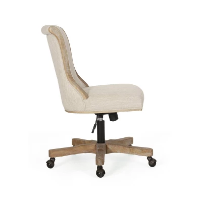 Coulee Contemporary Fabric Upholstered Roll Back Swivel Office Chair - Christopher Knight Home Coulee Contemporary Fabric Upholstered Roll Back Swivel Office Chair - Christopher Knight Home -Home Furn Store GUEST 0bf0858a 8f76 42ee 8d96 a59b9ce6ebcb