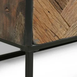 Burdine Handcrafted Boho Wood 3 Drawer Cabinet Natural/Black - Christopher Knight Home -Home Furn Store GUEST 0c925f12 2f90 4c37 992b 34cdb18d9e0a