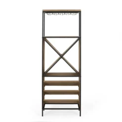 Fritsche Modern Industrial 47 Bottle Floor Wine Rack Natural/Black - Christopher Knight Home 7 Fritsche Modern Industrial 47 Bottle Floor Wine Rack Natural/Black - Christopher Knight Home -Home Furn Store GUEST 0d201922 9c0c 42f2 8dba 728dda5be6f9