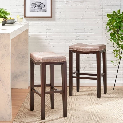 Set of 2 Tiffin Contemporary Studded Barstools Gray - Christopher Knight Home Set Of 2 Tiffin Contemporary Studded Barstools Gray - Christopher Knight Home -Home Furn Store GUEST 0d316574 4b50 4ae3 82ba 2685bc1485cf