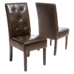 Taylor Bonded Leather Dining Chair Set 2ct - Christopher Knight Home 5 Taylor Bonded Leather Dining Chair Set 2ct - Christopher Knight Home -Home Furn Store GUEST 0dd412ea 8b0e 403c 84d1 3359074d895f