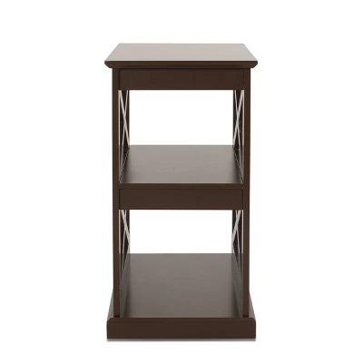 Vernon Contemporary 2 Shelf Side Table Dark Walnut - Christopher Knight Home Vernon Contemporary 2 Shelf Side Table Dark Walnut - Christopher Knight Home -Home Furn Store GUEST 0e73cfbb 4b5f 4215 9bd9 e502ac085c9d