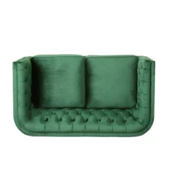 Holasek Contemporary Velvet Upholstered Tufted Loveseat - Christopher Knight Home 5 Holasek Contemporary Velvet Upholstered Tufted Loveseat - Christopher Knight Home -Home Furn Store GUEST 0f6c058b f6c2 43f0 bded 6456eeded143