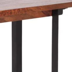 Pisgah Handcrafted Modern Industrial Mango Wood Dining Bench Country Brown/Black - Christopher Knight Home -Home Furn Store GUEST 0fcc4326 66aa 448e aca8 eea133249f40