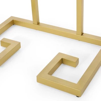 Hickson Modern Glam C Shaped End Table Gold - Christopher Knight Home Hickson Modern Glam C Shaped End Table Gold - Christopher Knight Home -Home Furn Store GUEST 0ff321ed fc4f 4627 9a3e b6cd07689976