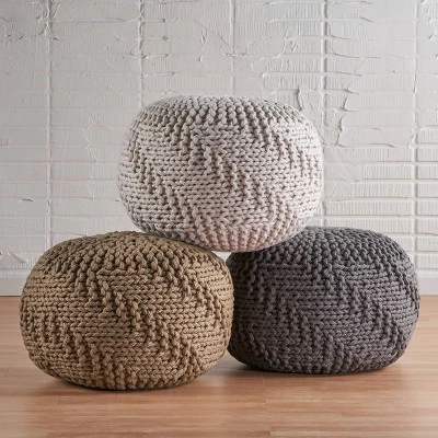 Hazel Pouf Ottoman - Christopher Knight Home Hazel Pouf Ottoman - Christopher Knight Home -Home Furn Store GUEST 10915c8e 5572 41d0 8b75 1cd1f22fa2cd