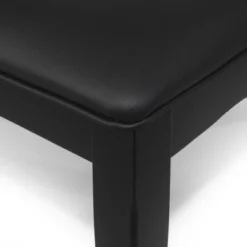 2pk Fairgreens Farmhouse Upholstered Wood Dining Chairs Black - Christopher Knight Home -Home Furn Store GUEST 1103f070 5dc8 4bdf 96d8 2d005924a450