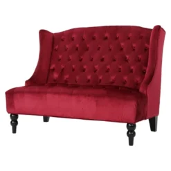 Leora Winged Loveseat - Christopher Knight Home -Home Furn Store GUEST 119061b4 34d8 4de7 9820 8a411fa0ac24