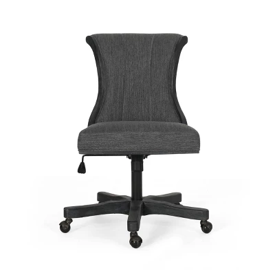 Coulee Contemporary Fabric Upholstered Roll Back Swivel Office Chair - Christopher Knight Home Coulee Contemporary Fabric Upholstered Roll Back Swivel Office Chair - Christopher Knight Home -Home Furn Store GUEST 13131ff9 4e5c 476d 9e96 b800c6bff789