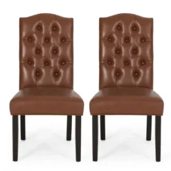 2pk Harriet Contemporary Tufted Dining Chairs - Christopher Knight Home 12 2pk Harriet Contemporary Tufted Dining Chairs - Christopher Knight Home -Home Furn Store GUEST 14994c18 f50c 43f7 83a8 0e06d659ee69