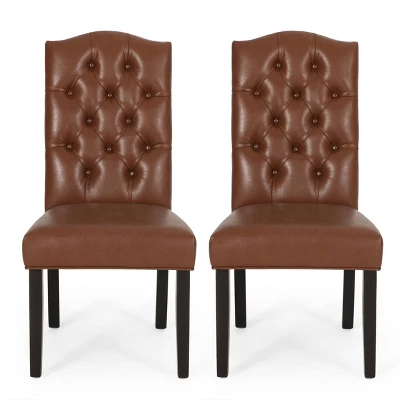 2pk Harriet Contemporary Tufted Dining Chairs - Christopher Knight Home 2pk Harriet Contemporary Tufted Dining Chairs - Christopher Knight Home -Home Furn Store GUEST 14994c18 f50c 43f7 83a8 0e06d659ee69