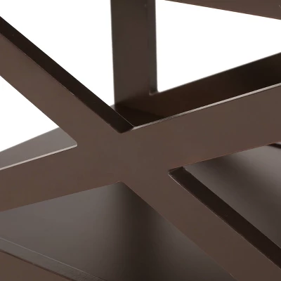 Vernon Contemporary 2 Shelf Side Table Dark Walnut - Christopher Knight Home Vernon Contemporary 2 Shelf Side Table Dark Walnut - Christopher Knight Home -Home Furn Store GUEST 14c1bc34 c067 4a79 a075 dac7e75c76fa