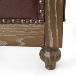 Castalia Chesterfield Tufted 3 Seater Sofa With Nailhead Trim Dark Brown/Natural - Christopher Knight Home 10 Castalia Chesterfield Tufted 3 Seater Sofa With Nailhead Trim Dark Brown/Natural - Christopher Knight Home -Home Furn Store GUEST 15bebb96 c0ac 452d 840c 37144023e0a3