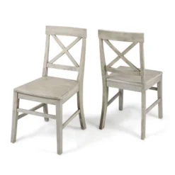 Set Of 2 Roshan Farmhouse Acacia Dining Chair - Christopher Knight Home -Home Furn Store GUEST 173e2357 00c7 4232 a8f2 f569d7a464b7