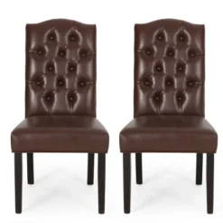 2pk Harriet Contemporary Tufted Dining Chairs - Christopher Knight Home 13 2pk Harriet Contemporary Tufted Dining Chairs - Christopher Knight Home -Home Furn Store GUEST 1768b636 ecd3 40d0 909e a323488e2b36