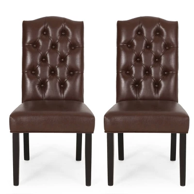 2pk Harriet Contemporary Tufted Dining Chairs - Christopher Knight Home 2pk Harriet Contemporary Tufted Dining Chairs - Christopher Knight Home -Home Furn Store GUEST 1768b636 ecd3 40d0 909e a323488e2b36
