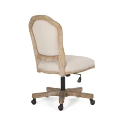 Scilley French Country Upholstered Swivel Office Chair - Christopher Knight Home -Home Furn Store GUEST 17768f4a c6cf 4c44 a09b b92aef1ecc06