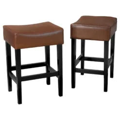 Set Of 2 Lopez Backless Leather Counter Height Barstool - Christopher Knight Home 5 Set Of 2 Lopez Backless Leather Counter Height Barstool - Christopher Knight Home -Home Furn Store GUEST 17f5de63 dc33 4a62 aa7d f7300f88a015