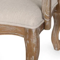 Set Of 2 Andrea French Country Wood And Cane Upholstered Dining Armchairs - Christopher Knight Home -Home Furn Store GUEST 185b987e bdfc 43af 912d 00bd90a5c8a3