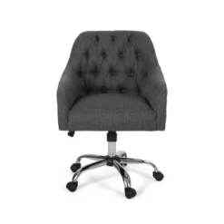 Barbour Tufted Home Office Chair With Swivel Base - Christopher Knight Home -Home Furn Store GUEST 199fc0c9 3edf 465e bf3d 8d7582079165