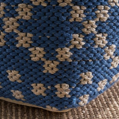 Blessberg Boho Moroccan Inspired Pouf Blue - Christopher Knight Home Blessberg Boho Moroccan Inspired Pouf Blue - Christopher Knight Home -Home Furn Store GUEST 19a2005e 99b7 4193 a509 d11f6841b153