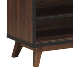 Hurlbut Modern Industrial Wooden 6 Bottle Wine Cabinet Walnut/Black/Dark Brown - Christopher Knight Home -Home Furn Store GUEST 19af97d0 67a1 49e5 9d8e d077dd864f8c