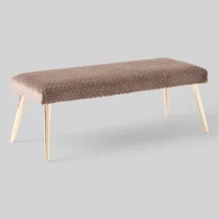 Capernaum Faux Fur Bench - Christopher Knight Home -Home Furn Store GUEST 1af5cfa1 0904 4379 ab24 7bffe5013bfe