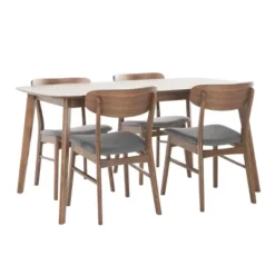 5pc Lucious 60" Dining Set - Christopher Knight Home -Home Furn Store GUEST 1b23acb9 2b85 461f b282 1a0dd024a7c4
