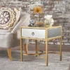 Siryen Modern Side Table Mirrored Gold - Christopher Knight Home 2 Siryen Modern Side Table Mirrored Gold - Christopher Knight Home -Home Furn Store GUEST 1b34b719 dc02 4c67 9acf dfbeb4e6b81d