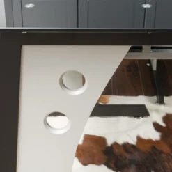 Oria L-Shaped Desk With Tempered Glass - Black/Gray - Christopher Knight Home -Home Furn Store GUEST 1d92c93d 8edf 4ab5 81ee 8151ecb73543