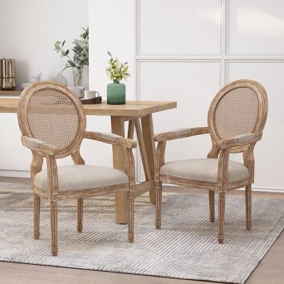 Set of 2 Judith French Country Wood and Cane Upholstered Dining Chairs - Christopher Knight Home Set Of 2 Judith French Country Wood And Cane Upholstered Dining Chairs - Christopher Knight Home -Home Furn Store GUEST 1dca53f3 9138 4dbf a4c5 8e86c6550ac6