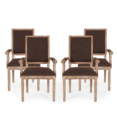 Set of 4 Maria French Country Wood Upholstered Dining Chairs - Christopher Knight Home Set Of 4 Maria French Country Wood Upholstered Dining Chairs - Christopher Knight Home -Home Furn Store GUEST 1eb439e1 6507 4bb2 b330 98492bdae793