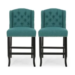 Set Of 2 Foxcroft Wingback Counter Height Barstools - Christopher Knight Home 11 Set Of 2 Foxcroft Wingback Counter Height Barstools - Christopher Knight Home -Home Furn Store GUEST 1ed647e5 3d06 4948 9c6e d5e45902821f