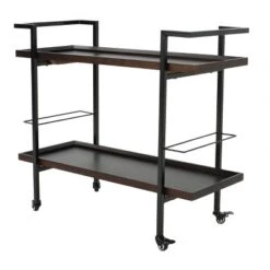 Gerard Industrial Wooden Bar Cart - Christopher Knight Home -Home Furn Store GUEST 1ee9b592 eb9d 4886 ab7b 12995002fc9c