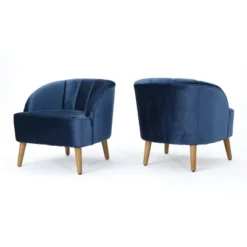Set Of 2 Amaia Modern New Velvet Club Chair - Christopher Knight Home 6 Set Of 2 Amaia Modern New Velvet Club Chair - Christopher Knight Home -Home Furn Store GUEST 2093bd0b 589b 48c7 86aa 069e8bd07456