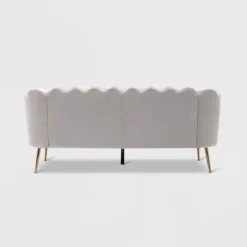 Reitz Modern Glam Velvet Channel Stitch 3 Seater Shell Sofa - Christopher Knight Home 4 Reitz Modern Glam Velvet Channel Stitch 3 Seater Shell Sofa - Christopher Knight Home -Home Furn Store GUEST 26952a25 13de 4068 8f3f c35a48007322