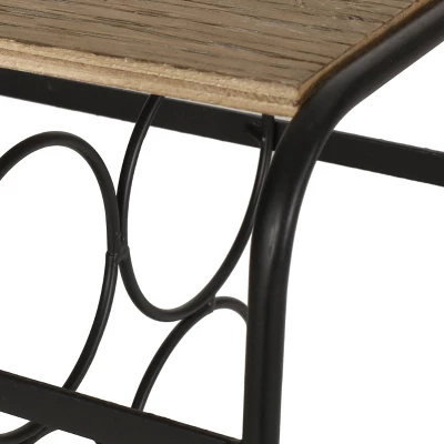 Rauser Modern Industrial 6 Bottle Tabletop Wine Rack Natural/Black - Christopher Knight Home Rauser Modern Industrial 6 Bottle Tabletop Wine Rack Natural/Black - Christopher Knight Home -Home Furn Store GUEST 27dd02fa 4712 4ac9 b9c4 0be84609dd99