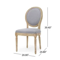 Set Of 4 Phinnaeus French Country Fabric Dining Chairs Light Gray/Natural - Christopher Knight Home 11 Set Of 4 Phinnaeus French Country Fabric Dining Chairs Light Gray/Natural - Christopher Knight Home -Home Furn Store GUEST 289dca15 37d8 41d8 839d afc60ae9148c