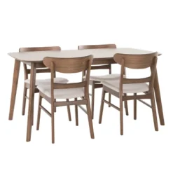 5pc Idalia Mid-Century Modern Dining Set - Christopher Knight Home -Home Furn Store GUEST 29d33b4f 8018 43a5 acab 16af595b0e44