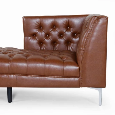 Tignall Contemporary Tufted One Armed Chaise Lounge - Christopher Knight Home Tignall Contemporary Tufted One Armed Chaise Lounge - Christopher Knight Home -Home Furn Store GUEST 2aa93d98 bd1d 4b7f a1ab 3e9c3a2c6346